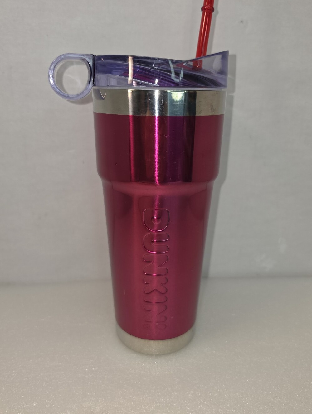 Pre-owned excellent condition.) Dunkin' 24 oz Insulated Stainless Steel Travel